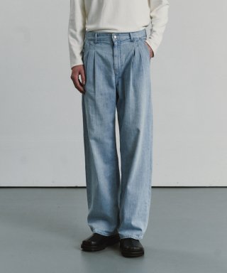 포트너스(FOTTNERS) [무료반품] Light Two Tuck Wide Jeans...