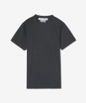 오프 화이트(Off White) 남성 백 로고 반소매 티셔츠 - 블랙 / OMAA127C99JER0021001