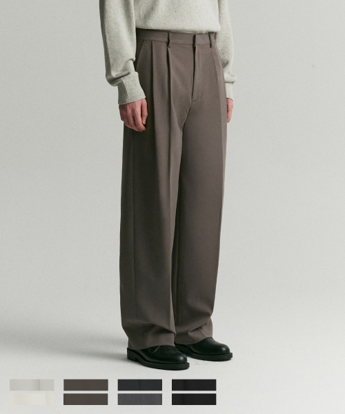 Musinsa Costume O Clock Two Tuck Wide Slacks Color Coospt