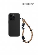 르브아시스(REVOIRSIS) nature beads phone strap brown