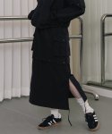 더 로켓(THE ROCKET) R TWO WAY CARGO SKIRT_BLACK