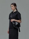 조셉앤스테이시(JOSEPH&STACEY) Daily Shirring Bag M Sleek Black