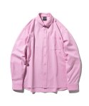트레셔(THRASHER) 플레임 포켓 옥스포드 셔츠 핑크