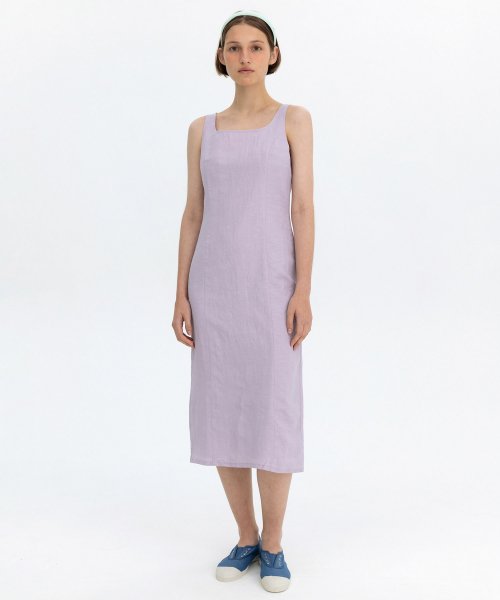 BENSIMON - LINEN DRESS - LAVENDER
