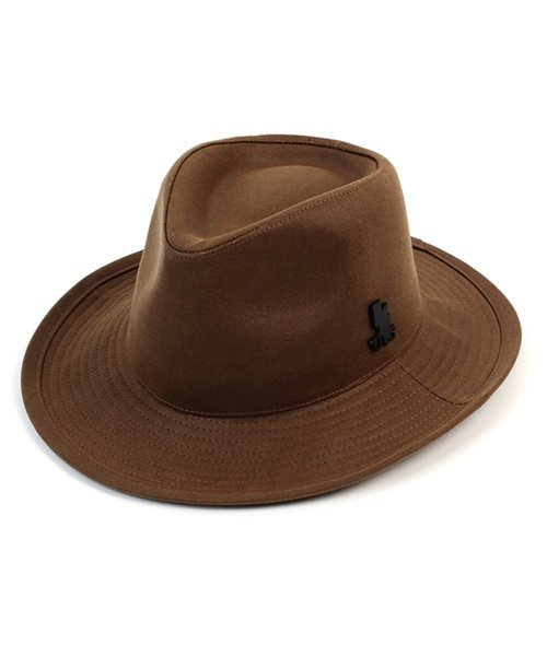 MUSINSA公式 UNIVERSAL CHEMISTRY Crack Brown Fedora fedora