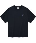 커버낫(COVERNAT) 웨일 로고 티셔츠 네이비