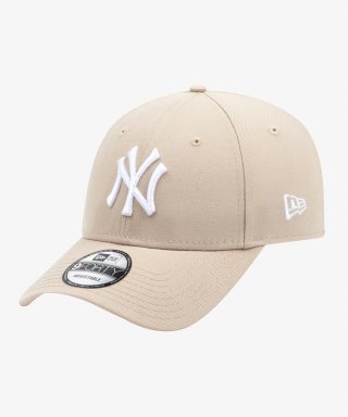 뉴에라(NEW ERA) MLB 베이직 뉴욕 양키스 볼캡 베이지