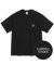 필루미네이트 오버핏 포켓 코인 티셔츠-블랙