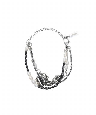 아조바이아조(AJOBYAJO) [PBA] White Pearl Bracelet [SILV...