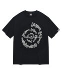 비전스트릿웨어(VISION STREETWEAR) VSW Metal Logo T-Shirts Black