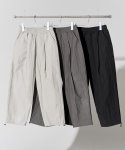 제로(XERO) Nylon Deep One Tuck String Pants [New 3 Colors]