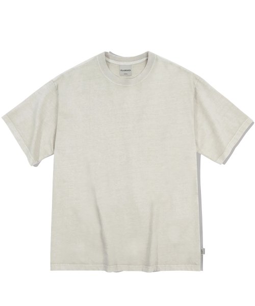 Musinsa Filluminate Overfit Pigdying T Shirt Beige