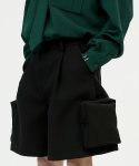 이에스씨 스튜디오(ESC STUDIO) multi pocket shorts(black)