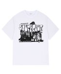 오드스튜디오(ODDSTUDIO) 유스클럽 그래픽 오버핏 티셔츠 - WHITE