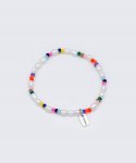 봉보(BONBEAU) Freshwater pearl color beads Bracelet 밥풀 담수진주 컬러 비즈 팔찌 4mm 5mm