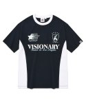 비전스트릿웨어(VISION STREETWEAR) VSW Football T-Shirts Navy