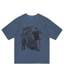 마하그리드(MAHAGRID) DON’T PANIC PIGMENT TEE NAVY(MG2DMMT505A)