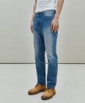 #0341 Mild Blue Brushed Straight Fit