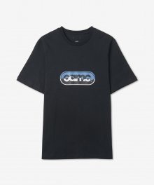 트레일 반소매 티셔츠 - 블랙 / 23E28OAJ08COT00744001