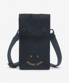 로고 프린트 지갑 - 블랙 / M2A7393KFACE79