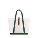 모노노(MONONO) Gatsby Cross & Tote Bag - White Canvas ( Green Strap )