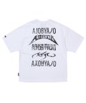 아조바이아조(AJOBYAJO) Five AJO Logos T-Shirt [WHITE]