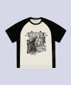 XTT040 오드라 레글런 반팔 티셔츠 (BLACK)
