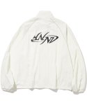 낫포너드(NOT4NERD) Nylon Tribal Logo Windbreaker Jacket - Ivory