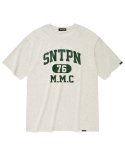 세인트페인(SAINTPAIN) SP SNTPN 로고 티셔츠-오트밀 그린