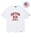 SP SNTPN 로고 티셔츠-화이트 레드