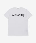 몽클레어(MONCLER) 여성 로고 패치 티셔츠 - 화이트 / I10938C00009829HP033