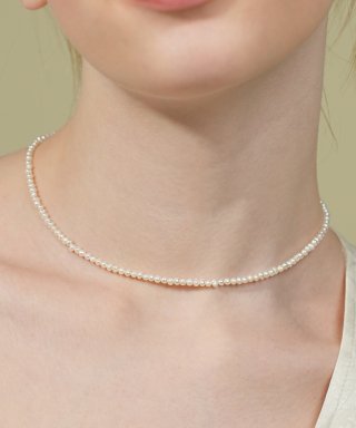 봉보(BONBEAU) 3mm simple water pearl Necklace ...