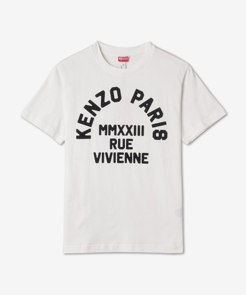 여성 루즈핏 루 비비안 반소매 티셔츠 - 오프 화이트 / FD52TS0424SO02