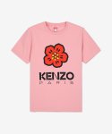 겐조(KENZO) 여성 플라워 로고 반소매 티셔츠 - 핑크 / FD52TS0394SO30