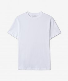 라운드넥 반소매 티셔츠 - 화이트 / W1001R05WHT