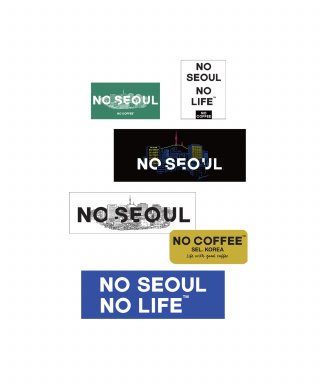 노커피(NO COFFEE) NO SEOUL X NO LIFE STICKER 2 SET...