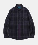 다이아몬드 레이라(DIAMOND LAYLA) Blend Check Shirt S96 Purple