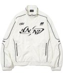 낫포너드(NOT4NERD) Tribal Logo Nylon Racing Jacket - White