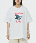 로얄라이프(ROYALLIFE) RL2002 로얄 샤크 반팔 티셔츠 - 화이트