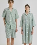 조스라운지(JO'S LOUNGE) (couple) Aroma Short Pajama Set + 3/4 Sleeve Lounge Shirt