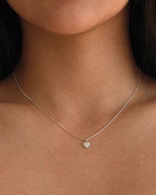 어나더레이어(ANOTHERLAYER) Baby Heart Necklace (silver925)(...