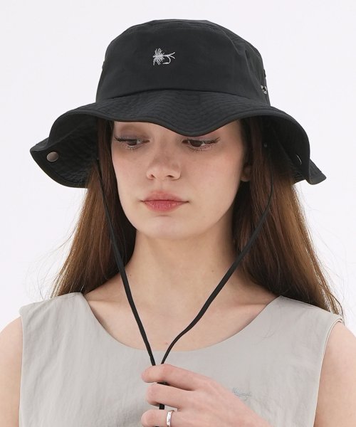 Musinsa Abon Unisex Fisherman Cotton Bucket Hat Black