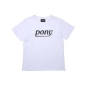 포니(PONY) 우먼 라운드 로고 티셔츠 P23SUSS3W_WH