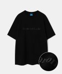 다이아몬드 레이라(DIAMOND LAYLA) Silicone Logo Short Sleeve T-shirt T77 Black