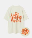 다이아몬드 레이라(DIAMOND LAYLA) Unrelenting Graffiti Short Sleeve T-shirt T79 Cream Beige