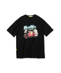 메인부스(MAINBOOTH) [Pat&Mat] Flying Car T-shirt(BLACK)