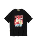 메인부스(MAINBOOTH) [Pat&Mat] Burning T-shirt(BLACK)