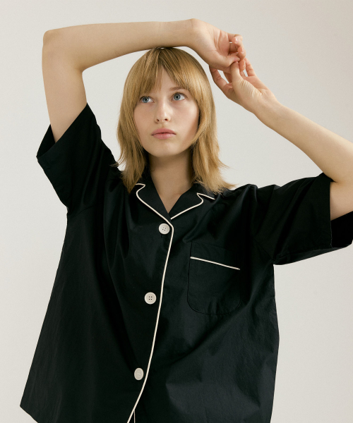 JO'S LOUNGE - (w) Aurora Short Pajama Set - Black