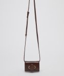 아카이브앱크(ARCHIVEPKE) Oval card bag(Vintage wood)_OVBRX24003WBR
