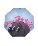 몽슈슈(MONCHOUCHOU) Country Dog Umbrella Sky Blue